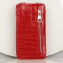 Zoozie Bags Bolso Cruzado de Piel Rojo con Compartimento para Teléfono